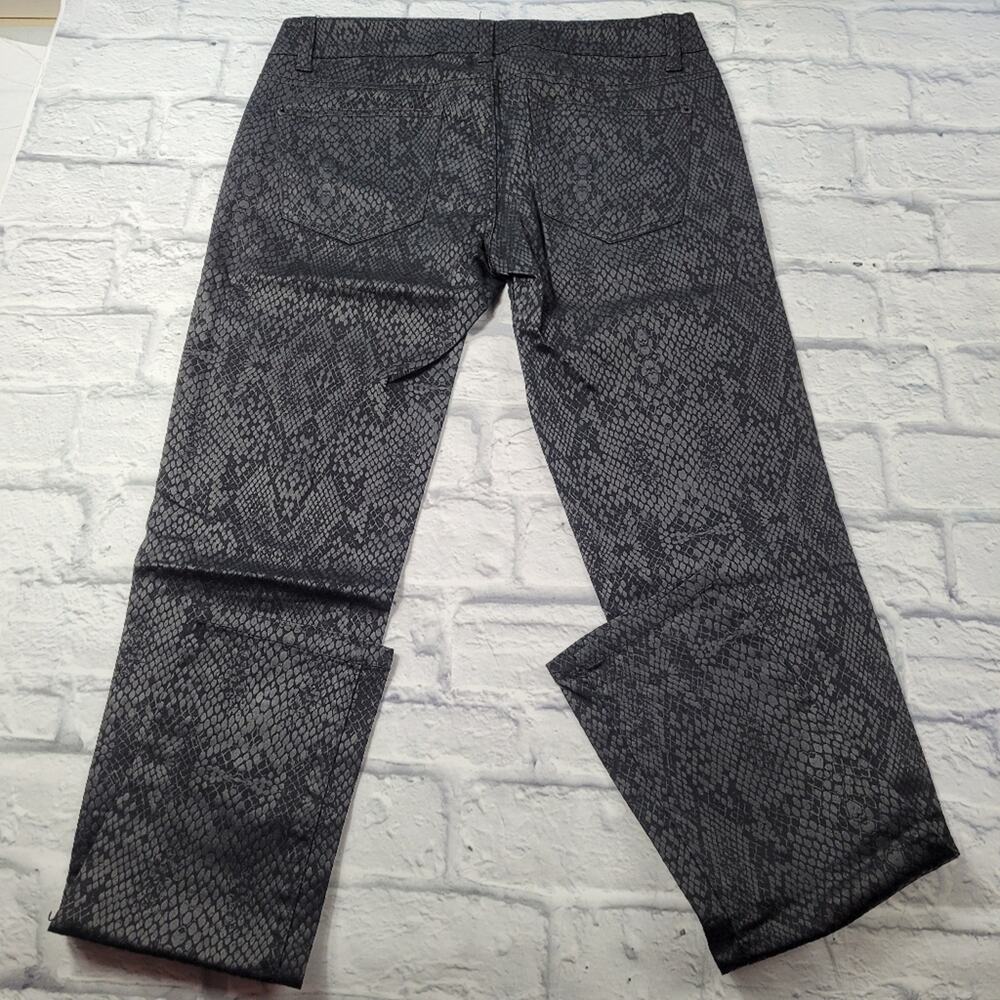 Celebrity Pink Original Denim Jeans Black Snakeskin Mobwife Print Skinny size 5 - Picture 14 of 16